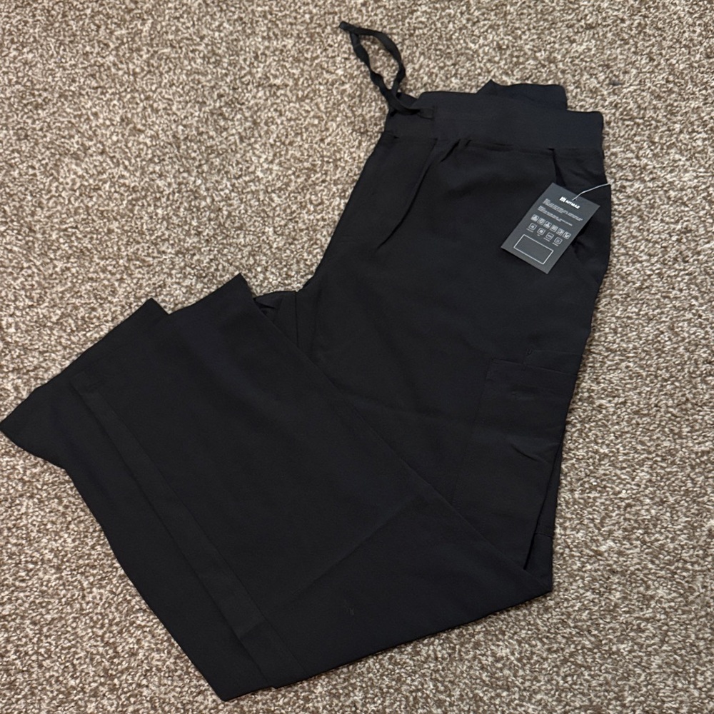 Buttery soft wide leg scrubs